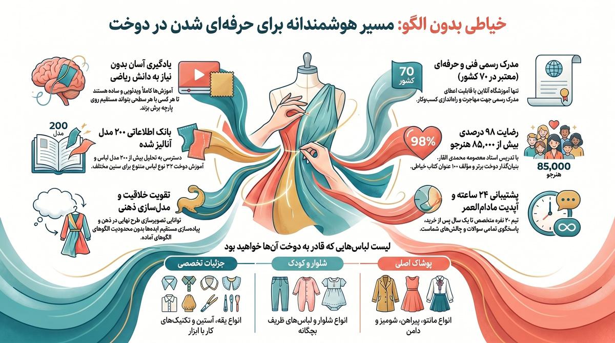دوره خیاطی آسان
