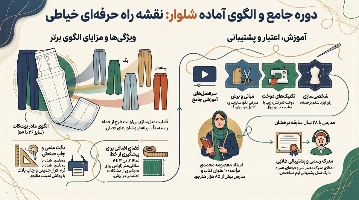 الگو برتر شلوار