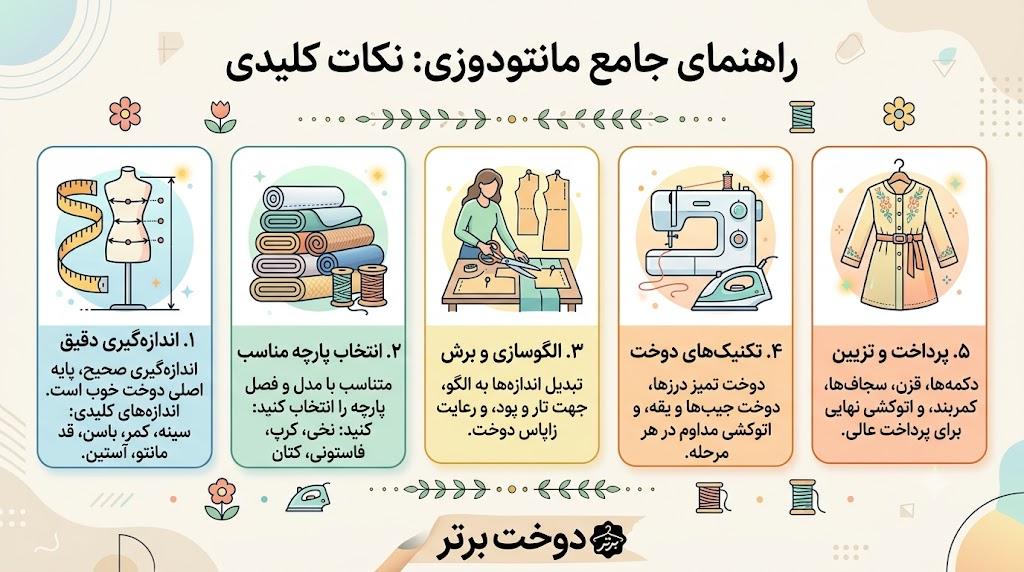 دوره جامع مانتو دوزی (صفر تا صد)